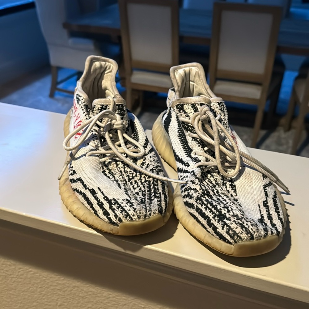 Yeezy boost zebra sneakers